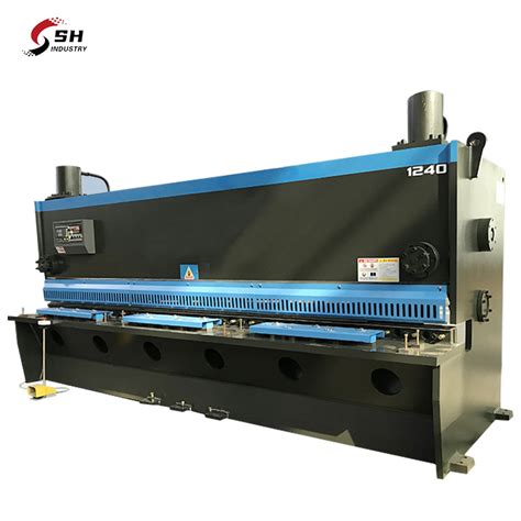 QC11k CNC Hydraulic Guillotine Shearing Machine 